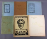 Lot of 6 antique Fashion Show Extraordinaire programs and more