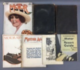 Lot of 7 antique Motor Coach books/ magazines and more