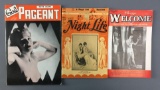 Lot of vintage 3 Night Life magazines