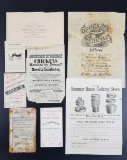 Fantastic Group of 19th Century Antique Paper Advertising