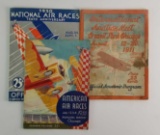 Aviation Meet and Air Races Souvenir Programs Chicago IL