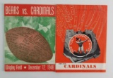 Programs from Football Games 1948 and 1952