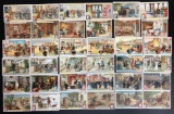 6 complete sets 36 French Liebig Advertising Trade Cards