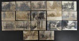 Group of 17 Real Photo Postcards of Evanston Illinois