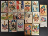 Group of 16 Fourth of July Postcards
