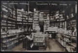 Real Photo Postcard of The Northwestern Pharmacy on Milwaukee and Perry Chicago Il.