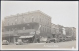 Real Photo Postcard of Buchanan Michigan's Main Street