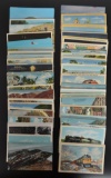 Group of 105 Transportation Postcards