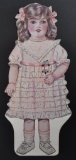 Odin Drug Co. Odin Illinois Die-Cut Doll Advertisement