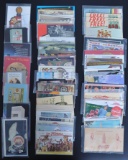 Approximately 150 Advertising Soft Drink Postcards