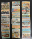 Approximately 88 Comics, Linen, and Foreign Postcards