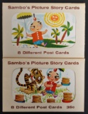 Group of 2 Complete Sets of Sambo's Picture Story Postcards