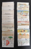 Approximately 61 Adult Topic Comic Postcards