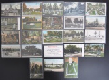 Group of 23 Cemetery Postcards