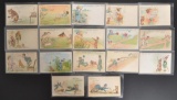 Group of 17 R. F. Outeault Comic Postcards