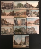 Group of 14 Trolley Postcards