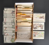 Approximately 441 Postcards Featuring Comics and Various Series