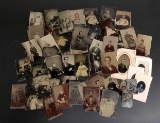 Lot of 75 Tintype Photographs