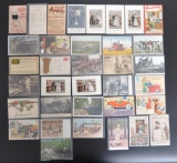Group of 35 Advertising and Jobs Postcards