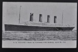 Titanic Advertising Postcard