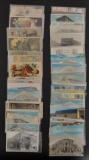 Group of 51 Bank Related Postcards