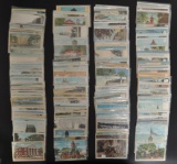 Approximately 214 Postcards Featuring Churches