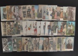 Approximately 65 Postcards Featuring Costumes