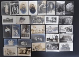 Group of 29 Real Photo Postcards