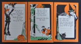 Group of 3 Halloween Postcards