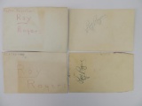 Movie Memorabilia - Roy Rogers Autographs