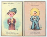 Postcards - Button Family