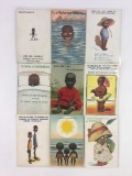 Black Americana Postcards - Racial