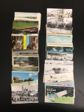 Approximately 50+ Wisconsin state Vue postcards