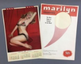 Rare 1955 Marilyn Monroe Calendar