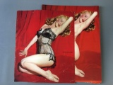 (16) Marilyn Monroe Calendar Original Prints from 1955