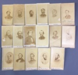 Rare group of Confederate Civil War Generals CDV's