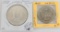 Lot of (2) Mexico Silver Coins incldes 1943 Peso & 1979 Onza Scales.?