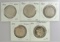 Lot of (5) Morgan Dollars.