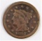1851 Braided Hair Large Cent.