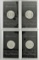 Lot of (4) 1971 S Silver Proof Eisenhower Dollars.