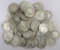 Lot of (100) Mercury Dimes 90% Silver mixed dates.