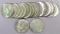 Lot of (20) 1964 D Kennedy Half Dollars 90% Silver.