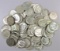 Lot of (100) Roosevelt Dimes 90% Silver mixed dates.
