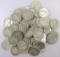 Lot of (100) Mercury Dimes 90% Silver mixed dates.