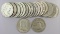 Lot of (20) Franklin Half Dollars 90% Silver mixed dates.