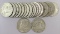 Lot of (20) Franklin Half Dollars 90% Silver mixed dates.