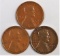 Lot of (3) Lincoln Wheat Cents includes 1913 P, 1913 D & 1913 S.
