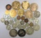Lot of (33) misc U.S. Coins & Tokens includes Trade & Morgan Dollars, 1870 S Seated Liberty Half,