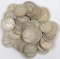 Lot of (35) Mercury Dimes mixed date 90% Silver.