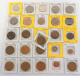 Lot of (26) misc Foreign Coins starting at 1902.